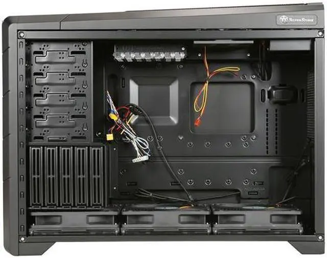 Alt view image 6 of 8 - SilverStone RAVEN RV02B-EW Matte black reinforced plastic outer shell, 0.8mm Steel body ATX Full Tower Computer Case