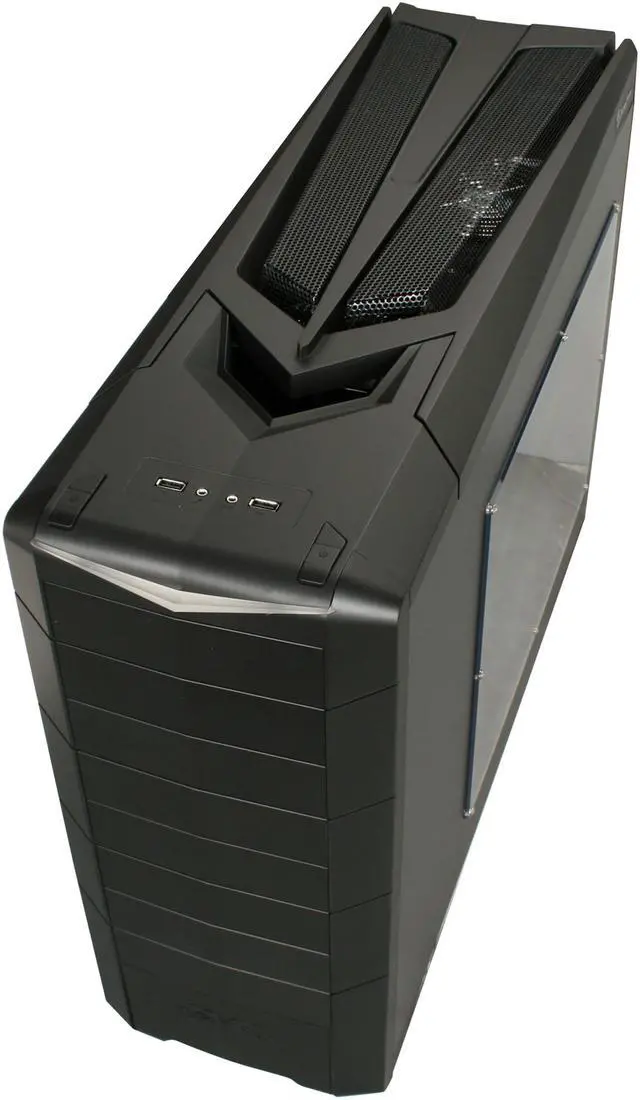 Alt view image 7 of 8 - SilverStone RAVEN RV02B-EW Matte black reinforced plastic outer shell, 0.8mm Steel body ATX Full Tower Computer Case