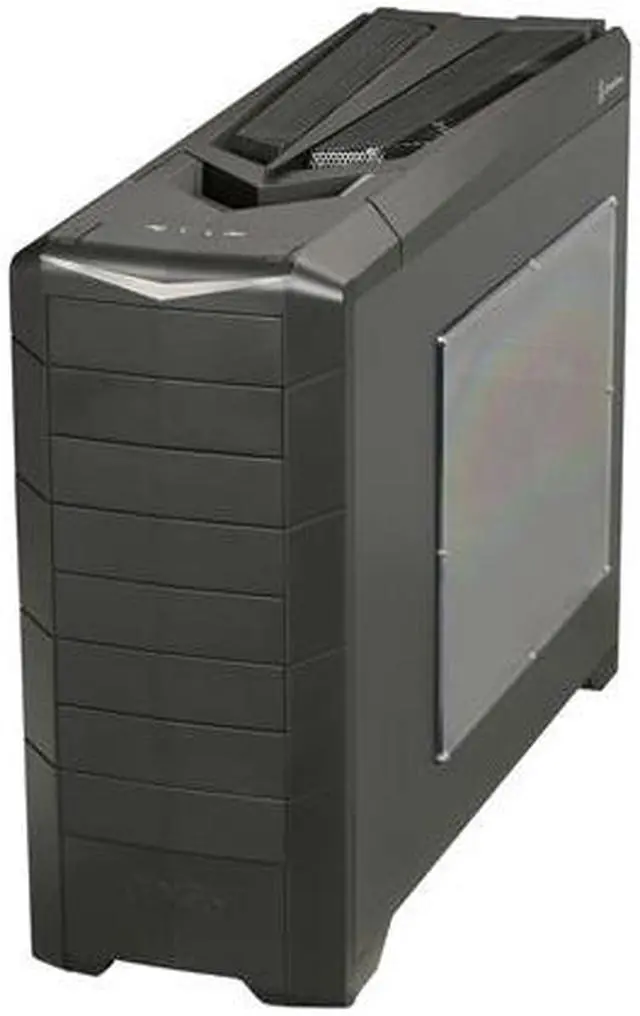 Alt view image 3 of 8 - SilverStone RAVEN RV02B-EW Matte black reinforced plastic outer shell, 0.8mm Steel body ATX Full Tower Computer Case