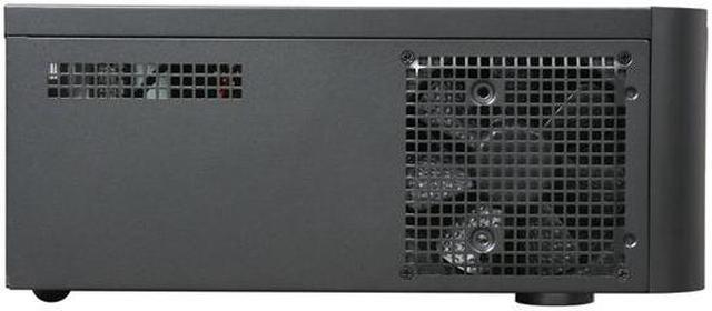 Alt view image 3 of 7 - SILVERSTONE Black Aluminum front door and plastic front panel, 0.8mm SECC body Grandia Series GD06B ATX Media Center / HTPC Case