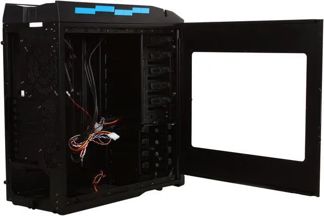 Alt view image 5 of 10 - SilverStone Precision Series PS06B-W Black Plastic & mesh front panel and 0.7mm steel body ATX Mid Tower Computer Case