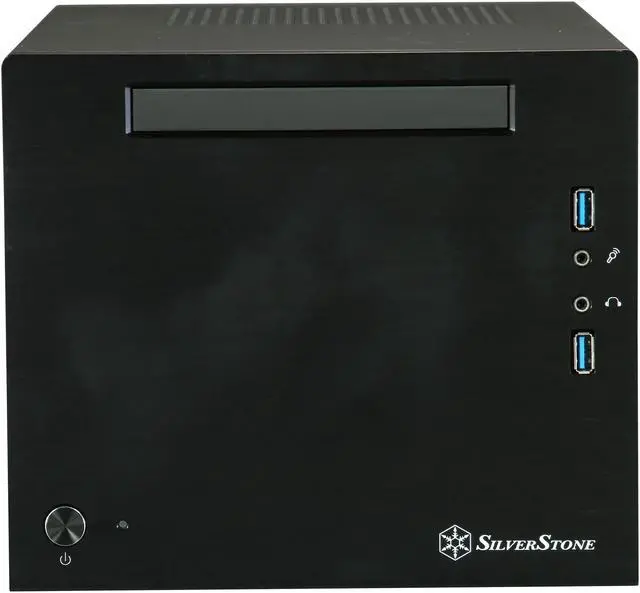 Alt view image 2 of 8 - SILVERSTONE Sugo Series SST-SG08B Black Aluminum Mini-ITX Desktop Computer Case 600W 80+ Bronze Certified / Single +12V rail Power Supply