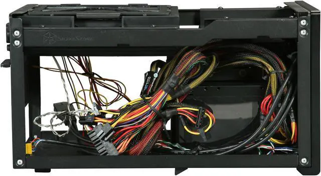 Alt view image 5 of 8 - SILVERSTONE Sugo Series SST-SG08B Black Aluminum Mini-ITX Desktop Computer Case 600W 80+ Bronze Certified / Single +12V rail Power Supply