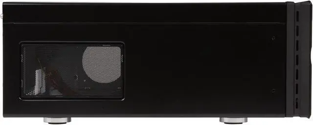 Alt view image 3 of 7 - SILVERSTONE Black Aluminum / Steel Lascala Series SST-LC10B-E-USB3.0 ATX Media Center / HTPC Case