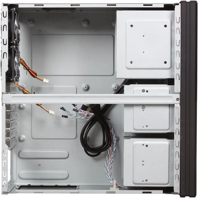 Alt view image 6 of 7 - SILVERSTONE Black Aluminum / Steel Lascala Series SST-LC10B-E-USB3.0 ATX Media Center / HTPC Case