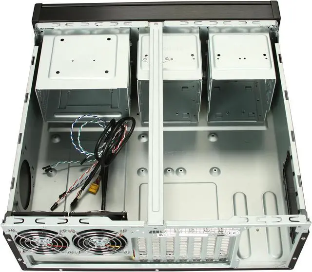 Alt view image 5 of 7 - SILVERSTONE Black Aluminum / Steel Lascala Series SST-LC13B-E-USB3.0 ATX Media Center / HTPC Case