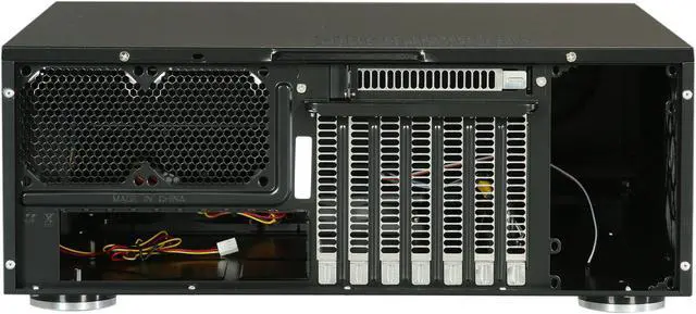 Alt view image 4 of 8 - SILVERSTONE Black Aluminum / Steel Grandia Series SST-GD08B ATX Media Center / HTPC Case