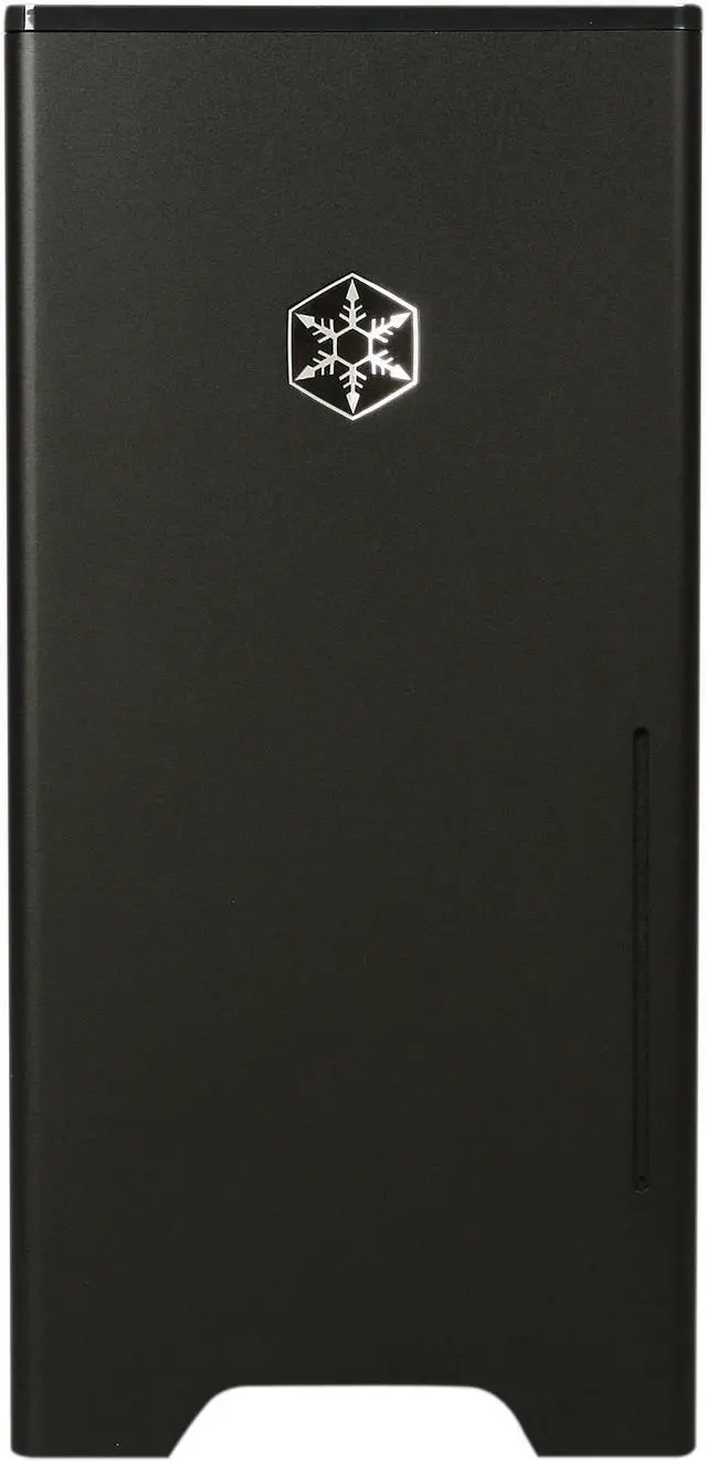 Alt view image 2 of 9 - SILVERSTONE Black Aluminum / Steel Fortress Series SST-FT03B-MINI Mini ITX Media Center / HTPC Case
