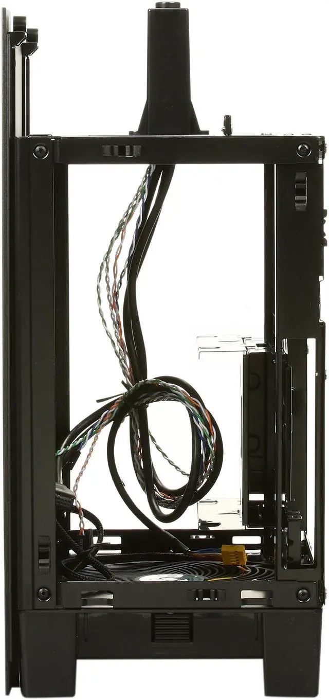 Alt view image 5 of 9 - SILVERSTONE Black Aluminum / Steel Fortress Series SST-FT03B-MINI Mini ITX Media Center / HTPC Case