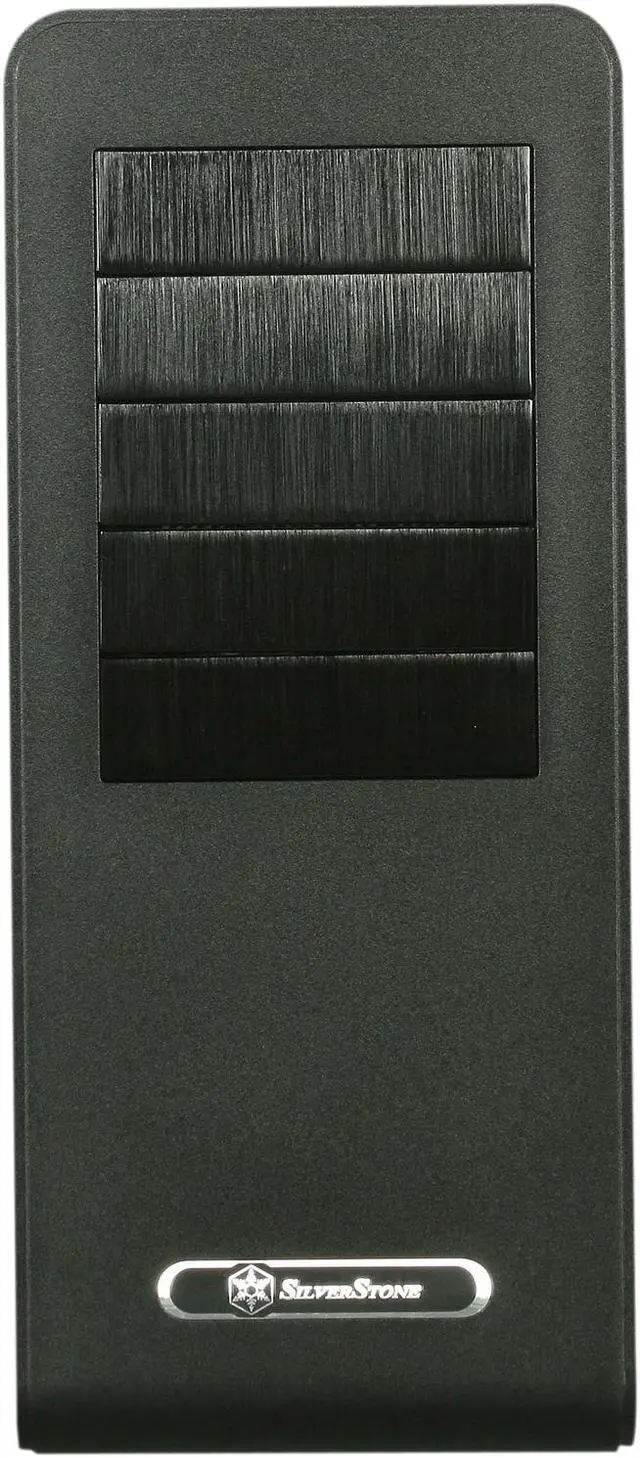 Alt view image 2 of 10 - SilverStone Fortress Series FT02B-USB3.0 Black Aluminum / Steel Computer Case with 2 x USB3.0 ports (Black)