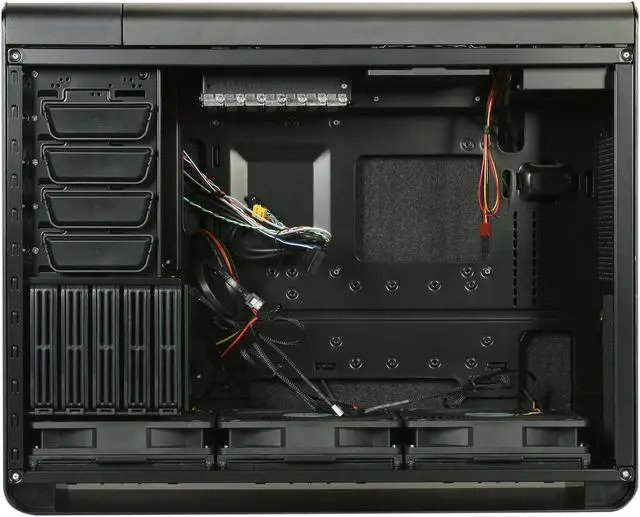 Alt view image 7 of 10 - SilverStone Fortress Series FT02B-USB3.0 Black Aluminum / Steel Computer Case with 2 x USB3.0 ports (Black)