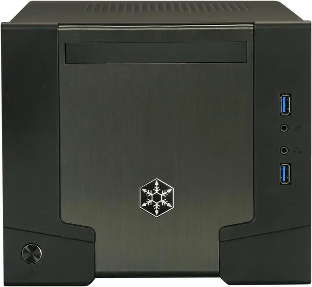 Alt view image 2 of 8 - SilverStone Sugo Series SG07B-USB3.0 Black Aluminum / SECC Mini-ITX Desktop Computer Case 600W 80+ Bronze Certified / Single +12V rail Power Supply with 2X USB3.0 ports