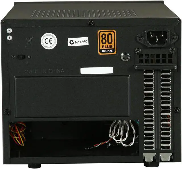 Alt view image 4 of 8 - SilverStone Sugo Series SG07B-USB3.0 Black Aluminum / SECC Mini-ITX Desktop Computer Case 600W 80+ Bronze Certified / Single +12V rail Power Supply with 2X USB3.0 ports