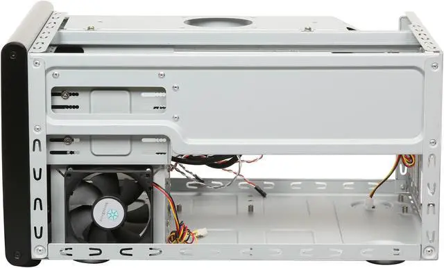 Alt view image 8 of 10 - SilverStone Sugo Series SG01B-F-USB3.0 Black Aluminum front panel, SECC body Micro ATX Desktop Computer Case with 2 x USB3.0 + 2 x USB2.0 ports
