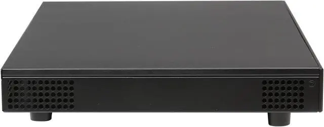 Alt view image 3 of 7 - SILVERSTONE Black Aluminum front panel, 0.8 SECC body PT12B Mini ITX Media Center / HTPC Case