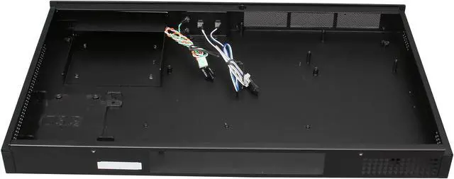 Alt view image 5 of 7 - SILVERSTONE Black Aluminum front panel, 0.8 SECC body PT12B Mini ITX Media Center / HTPC Case