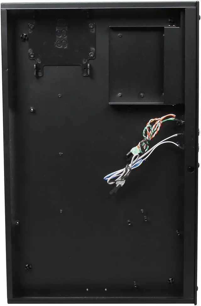 Alt view image 6 of 7 - SILVERSTONE Black Aluminum front panel, 0.8 SECC body PT12B Mini ITX Media Center / HTPC Case