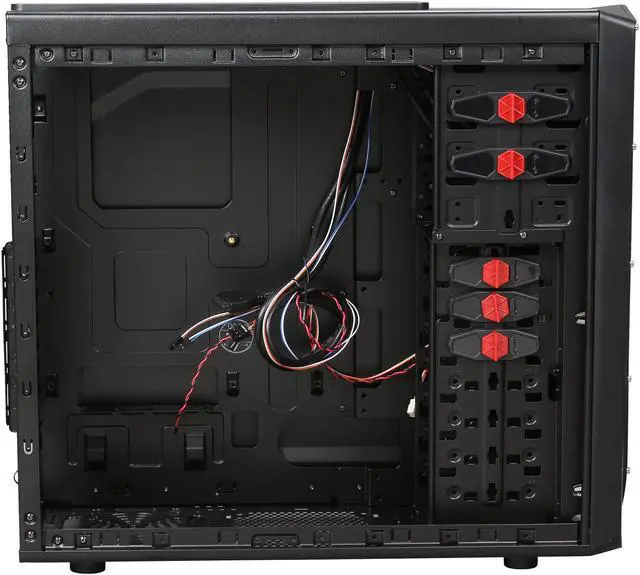 Alt view image 6 of 9 - SilverStone Redline series RL02B-W-USB 3.0 Black Steel / Plastic ATX Mid Tower Computer Case