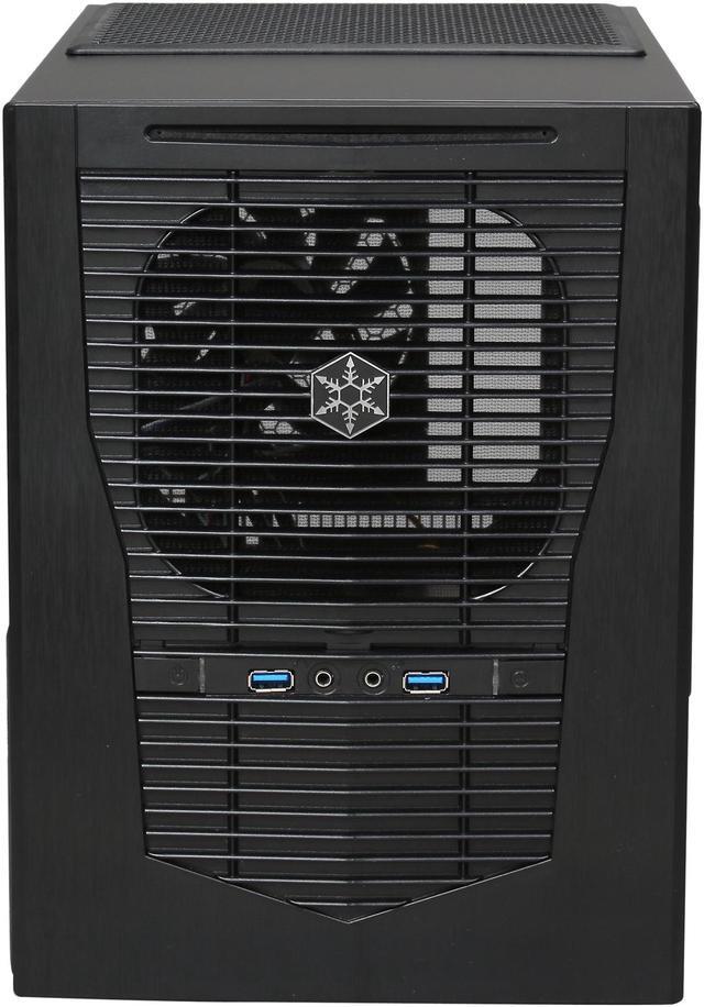 Alt view image 2 of 10 - SilverStone Sugo Series SG09B Black Steel / Plastic Micro ATX Mini Tower Computer Case