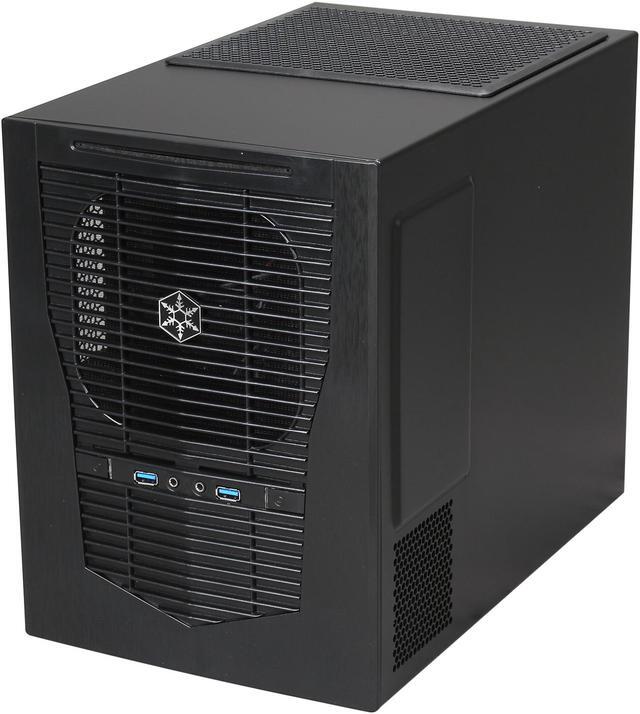Alt view image 3 of 10 - SilverStone Sugo Series SG09B Black Steel / Plastic Micro ATX Mini Tower Computer Case