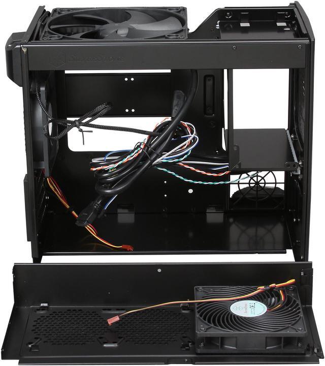 Alt view image 6 of 10 - SilverStone Sugo Series SG09B Black Steel / Plastic Micro ATX Mini Tower Computer Case