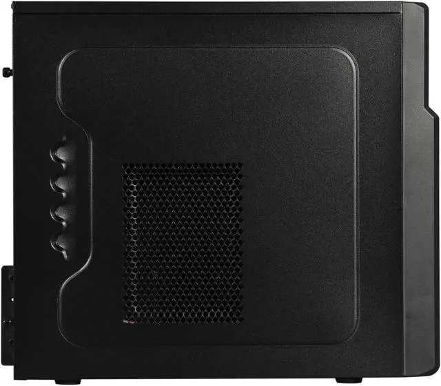 Alt view image 4 of 9 - SilverStone PS08B Black High-strength plastic and meshed front panel Micro ATX Mid Tower Computer Case