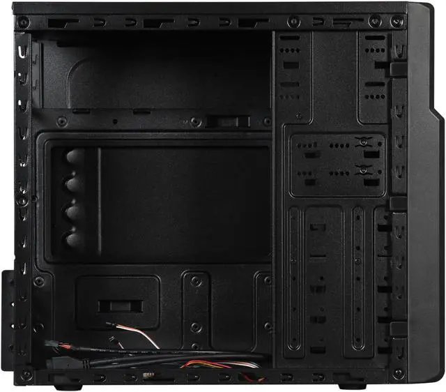 Alt view image 6 of 9 - SilverStone PS08B Black High-strength plastic and meshed front panel Micro ATX Mid Tower Computer Case
