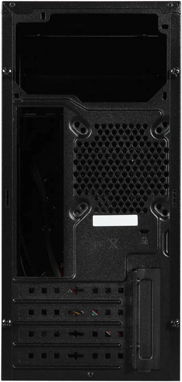 Alt view image 8 of 9 - SilverStone PS08B Black High-strength plastic and meshed front panel Micro ATX Mid Tower Computer Case