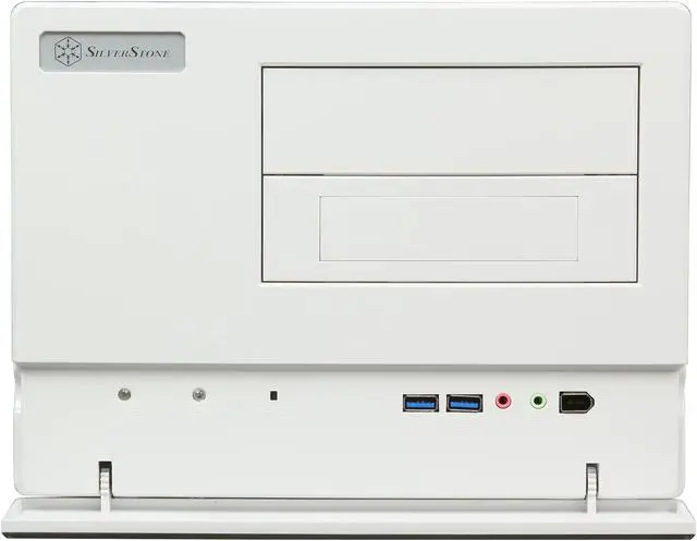 Alt view image 2 of 9 - SilverStone Sugo Series SG02W-F-USB3.0 White ABS & SECC Steel Micro ATX Desktop Computer Case