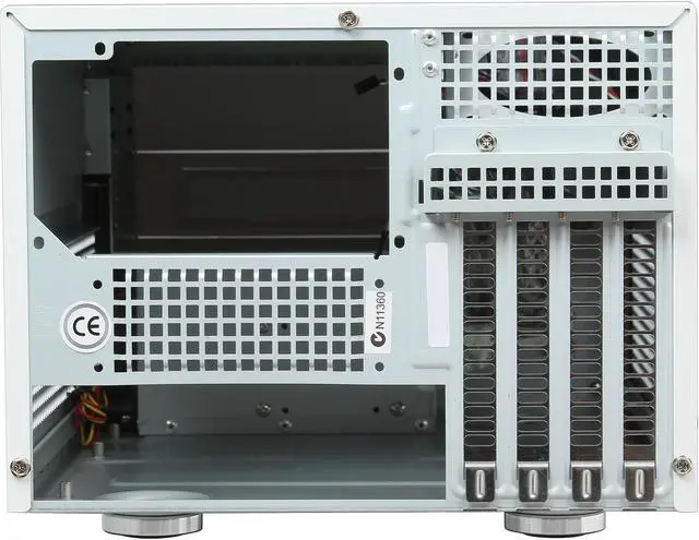Alt view image 4 of 9 - SilverStone Sugo Series SG02W-F-USB3.0 White ABS & SECC Steel Micro ATX Desktop Computer Case