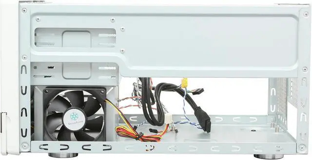 Alt view image 8 of 9 - SilverStone Sugo Series SG02W-F-USB3.0 White ABS & SECC Steel Micro ATX Desktop Computer Case