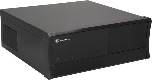 SILVERSTONE Black GD01B-R-USB3.0 ATX Media Center / HTPC Case