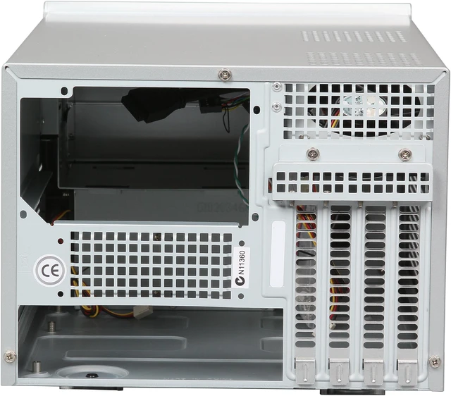 Alt view image 9 of 10 - SilverStone SG01S-F-USB3.0 Silver Aluminum front panel, SECC body Micro ATX Desktop Computer Case