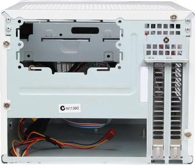 Alt view image 5 of 9 - SilverStone Sugo Series SG05W-LITE White SECC / Plastic Mini-ITX Desktop Computer Case with 2 x USB3.0 ports (White)