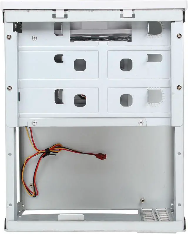 Alt view image 7 of 9 - SilverStone Sugo Series SG05W-LITE White SECC / Plastic Mini-ITX Desktop Computer Case with 2 x USB3.0 ports (White)