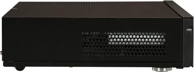 Alt view image 3 of 7 - SILVERSTONE Black Aluminum / Steel ML04B Micro ATX Media Center / HTPC Case