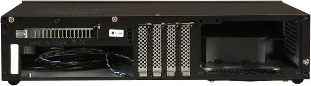 Alt view image 4 of 7 - SILVERSTONE Black Aluminum / Steel ML04B Micro ATX Media Center / HTPC Case