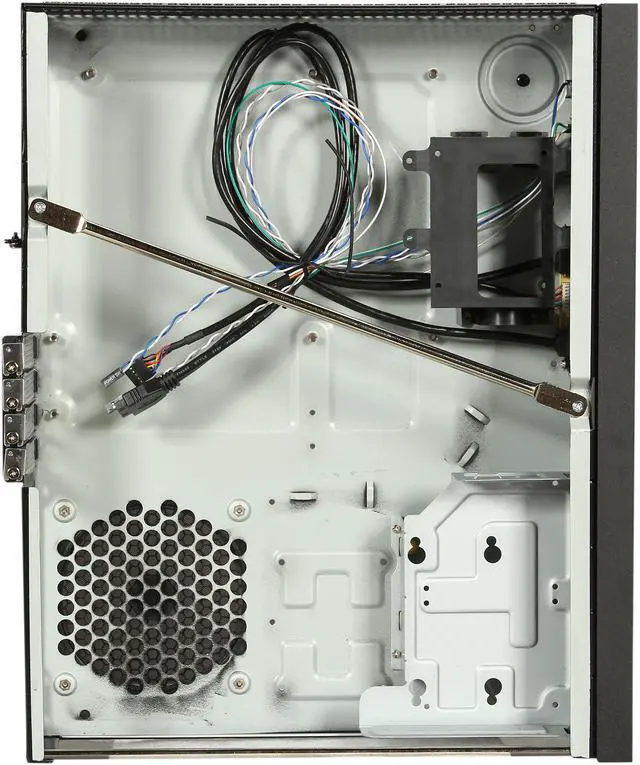 Alt view image 6 of 7 - SILVERSTONE Black Aluminum / Steel ML04B Micro ATX Media Center / HTPC Case