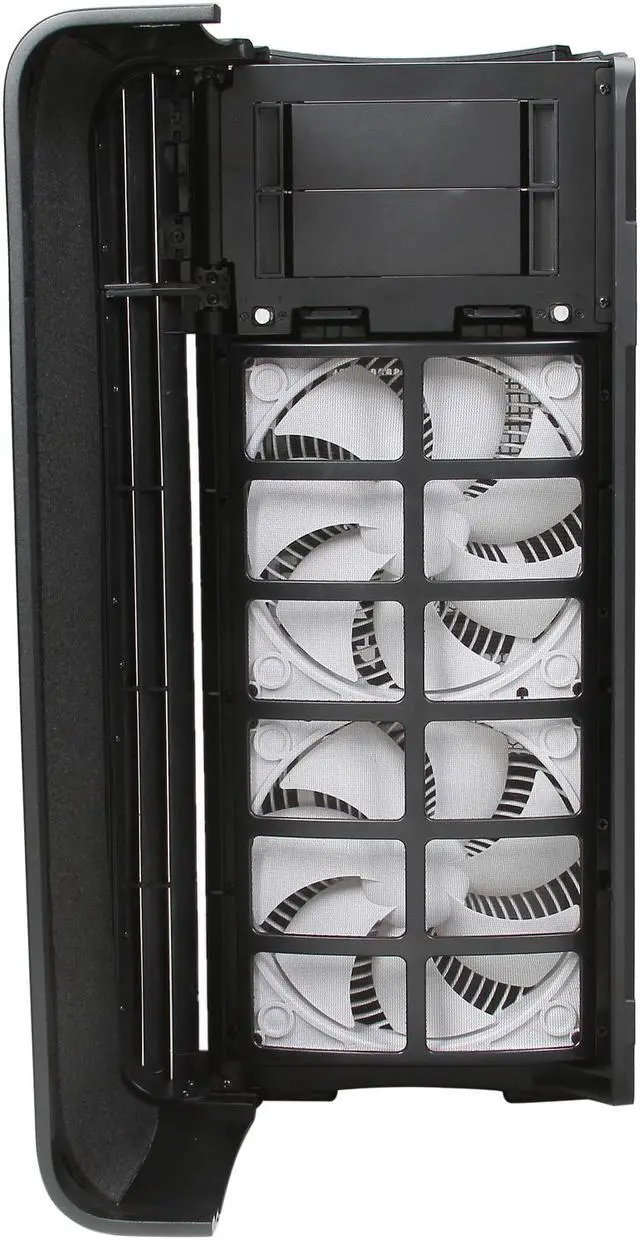 Alt view image 2 of 9 - SilverStone FT04B-W Black Extended ATX Aluminum Full Tower Case with Window Side Panel