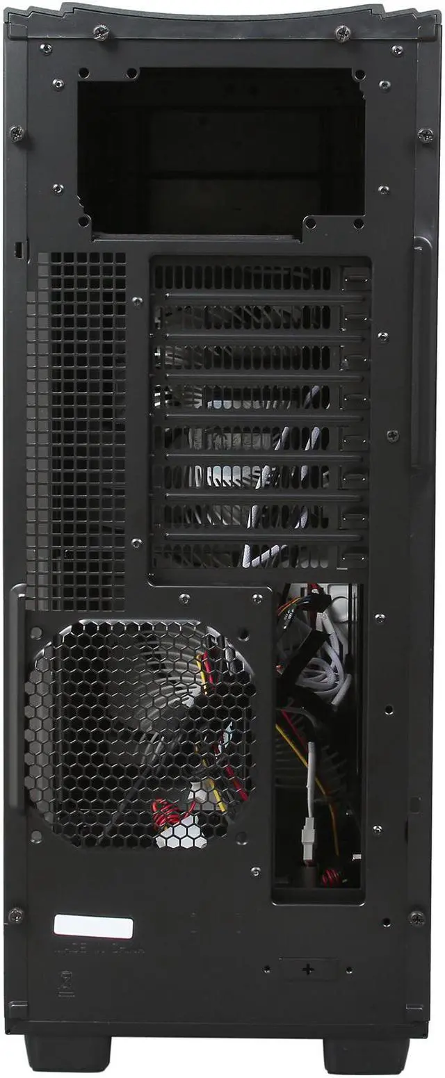 Alt view image 8 of 9 - SilverStone FT04B-W Black Extended ATX Aluminum Full Tower Case with Window Side Panel