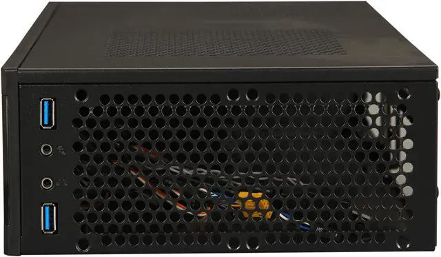 Alt view image 5 of 8 - SILVERSTONE Milo series ML05B Black Acrylic Front Panel, 0.8mm SECC body Mini-ITX Media Center / HTPC Case
