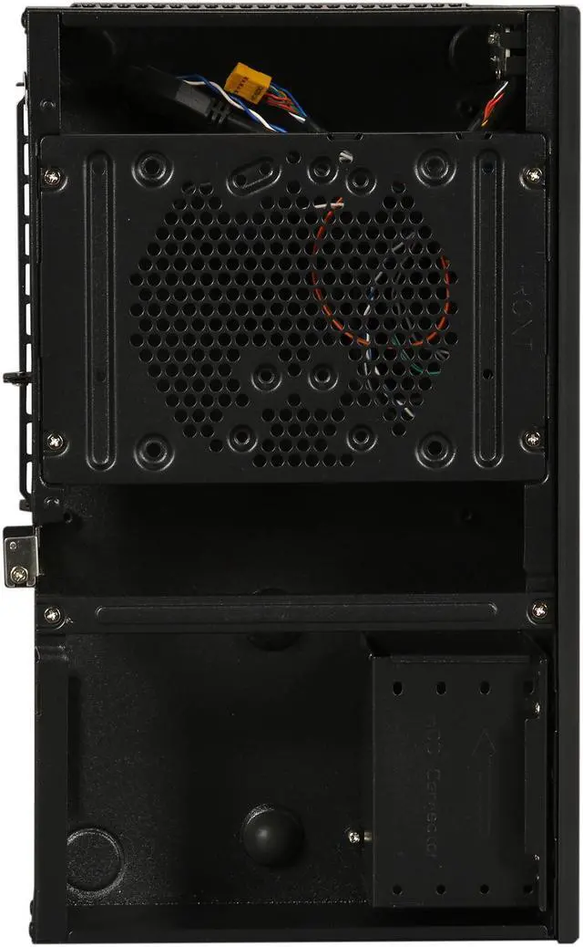 Alt view image 7 of 8 - SILVERSTONE Milo series ML05B Black Acrylic Front Panel, 0.8mm SECC body Mini-ITX Media Center / HTPC Case
