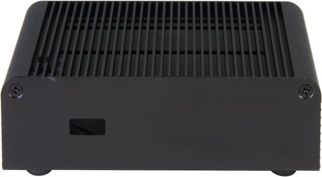 Alt view image 2 of 6 - SilverStone PT14B-H2 Black Aluminum Mini-ITX Desktop Computer Case