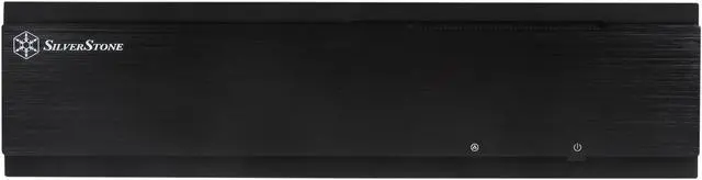 Alt view image 2 of 6 - SILVERSTONE MILO Series ML06B Steel Body Mini-ITX Media Center/ HTPC Computer Case with Aluminum Front Panel