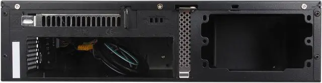 Alt view image 4 of 6 - SILVERSTONE MILO Series ML06B Steel Body Mini-ITX Media Center/ HTPC Computer Case with Aluminum Front Panel