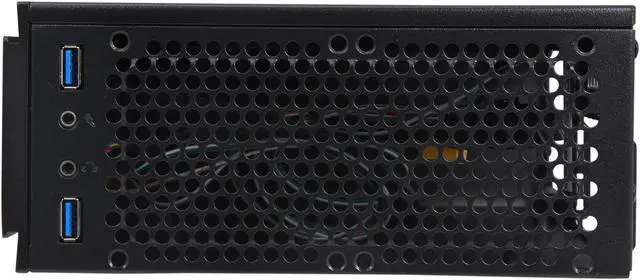 Alt view image 5 of 6 - SILVERSTONE MILO Series ML06B Steel Body Mini-ITX Media Center/ HTPC Computer Case with Aluminum Front Panel