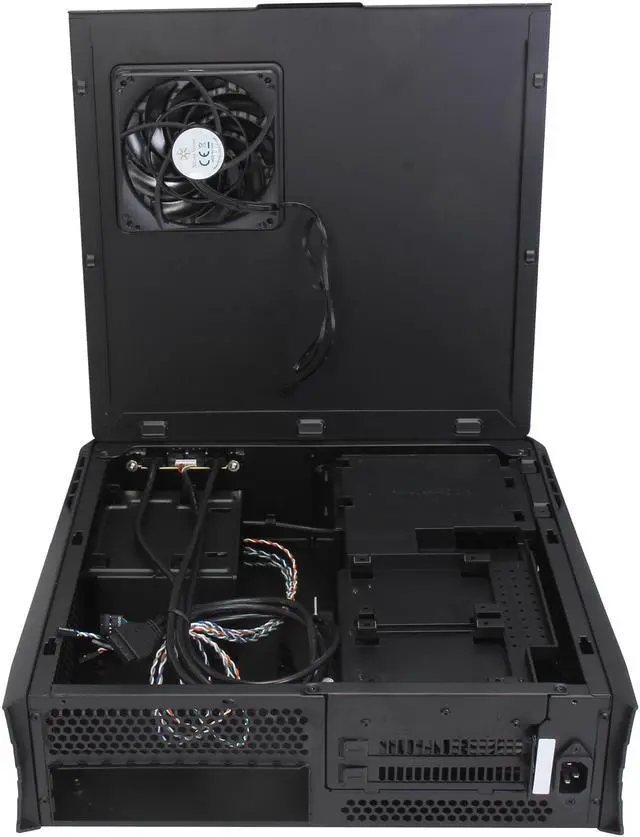 Alt view image 7 of 9 - SilverStone RAVEN Series RVZ01B Black Reinforced plastic outer shell, steel body Mini-ITX Desktop Computer Case SFX Power Supply