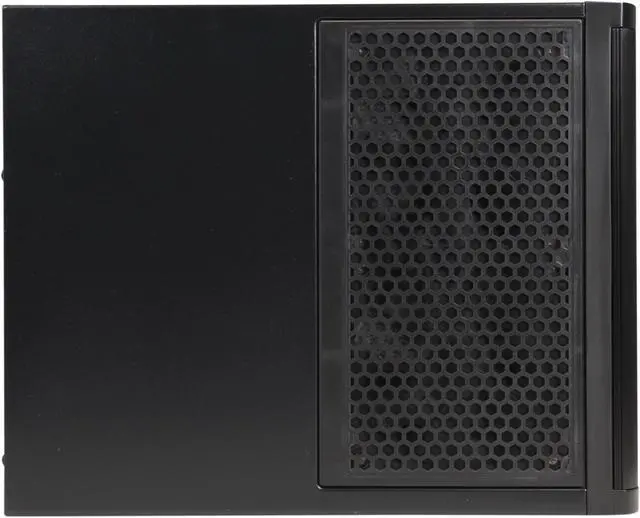 Alt view image 4 of 10 - SilverStone DS380B Black Aluminum front door, SECC body NAS chassis Premium 8-bay Small Form Factor NAS Chassis SFX PSU (sold separately) Power Supply