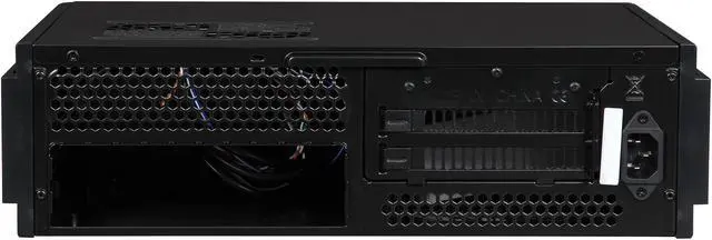 Alt view image 5 of 7 - SilverStone Milo Series ML07B Black Reinforced plastic outer shell, steel body Mini-ITX DTX Computer Case with PCI-E Riser