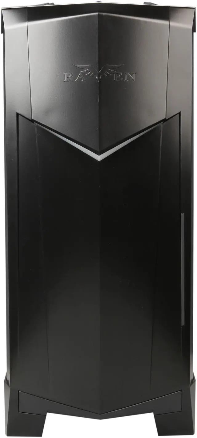 Alt view image 2 of 10 - SilverStone RAVEN Series RV05B-W Black Plastic outer shell, steel body ATX / Micro ATX Mid Tower Computer Case